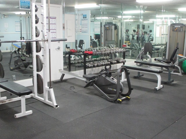 view of gym