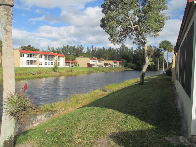 property view of water