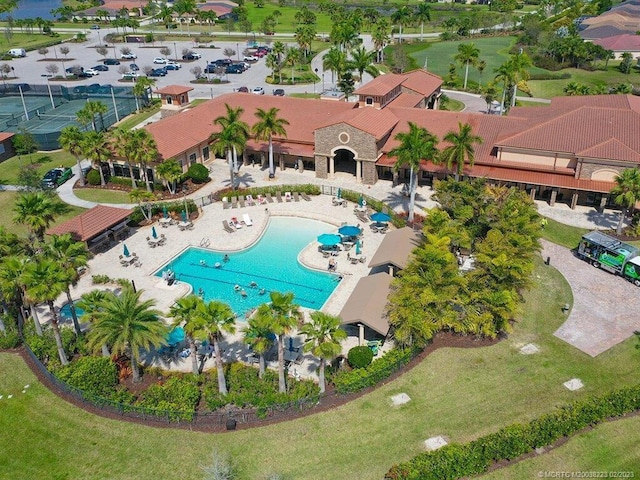 9716 SW Chestwood Ave, Port Saint Lucie, FL 34987 - birds eye view of property