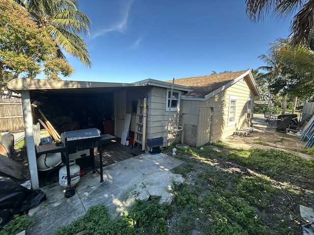 view of rear view of house