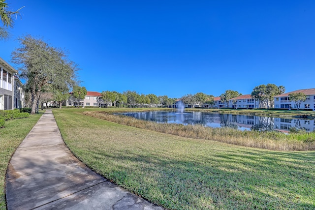 property view of water