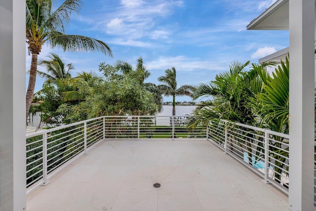 view of patio / terrace featuring a balcony