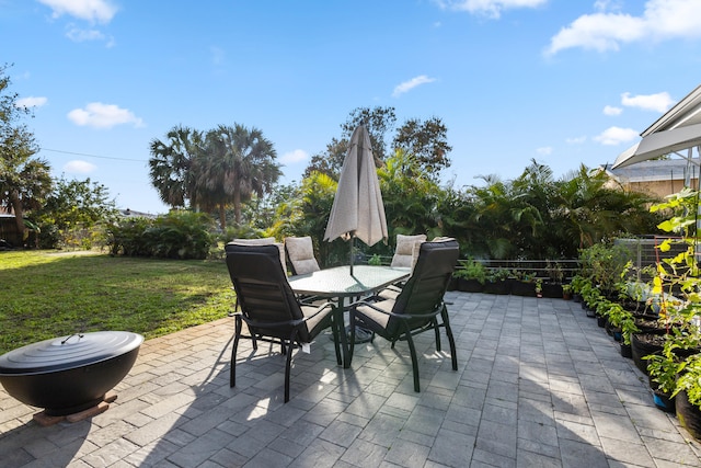 view of patio