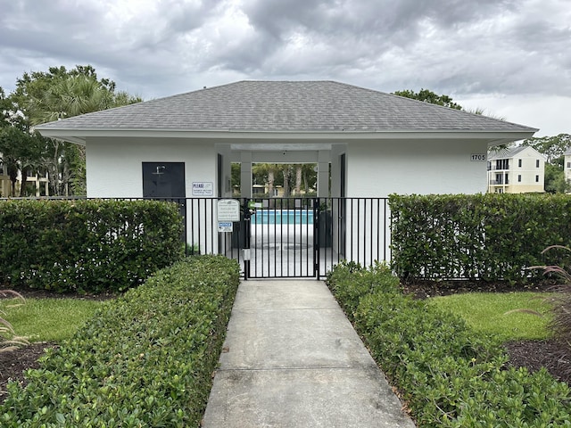 view of front of home