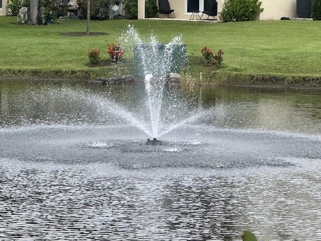 view of water feature