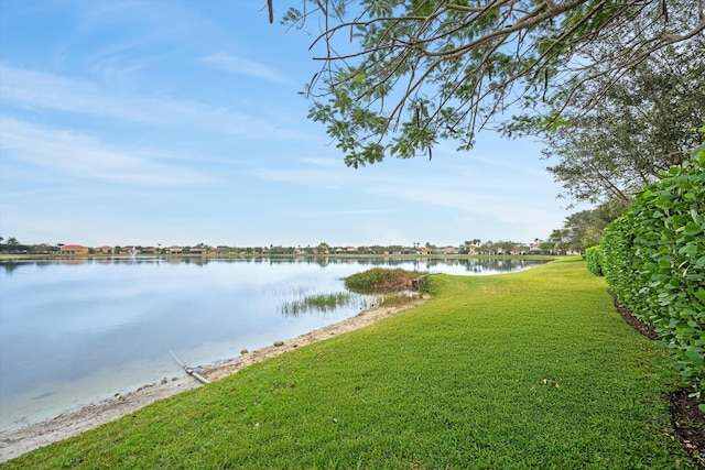 property view of water