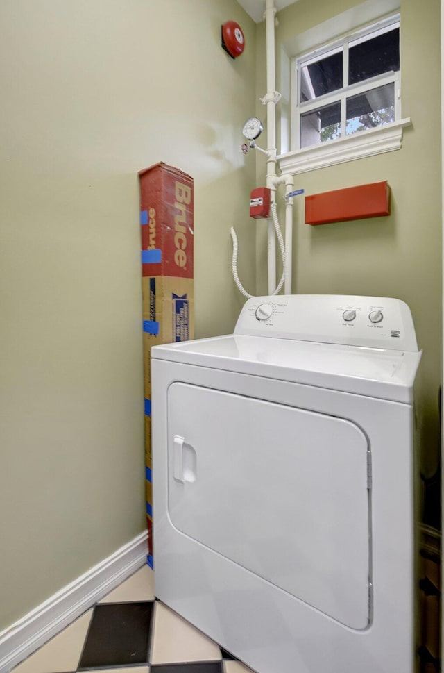 laundry room featuring washer / clothes dryer