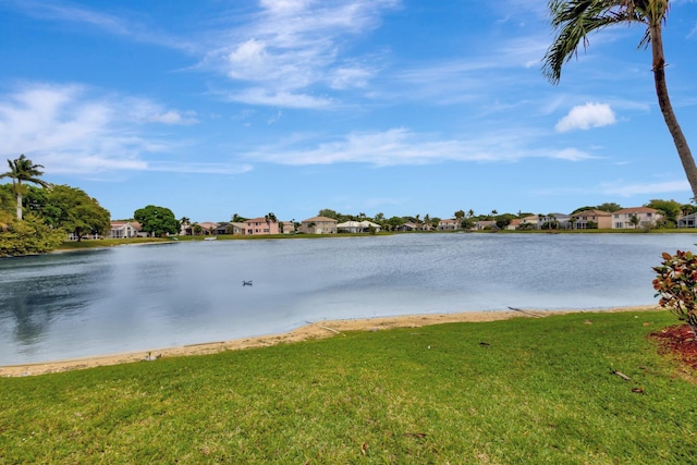 water view featuring a residential view