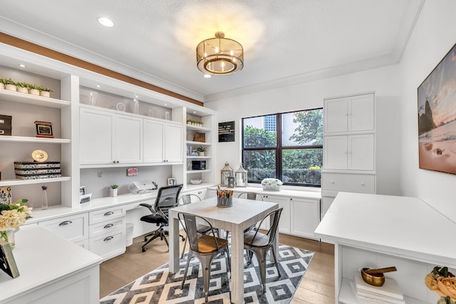 kitchen with dark brown cabinetry, visible vents, and recessed lighting