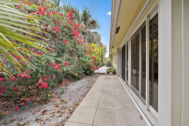 exterior space with a patio area