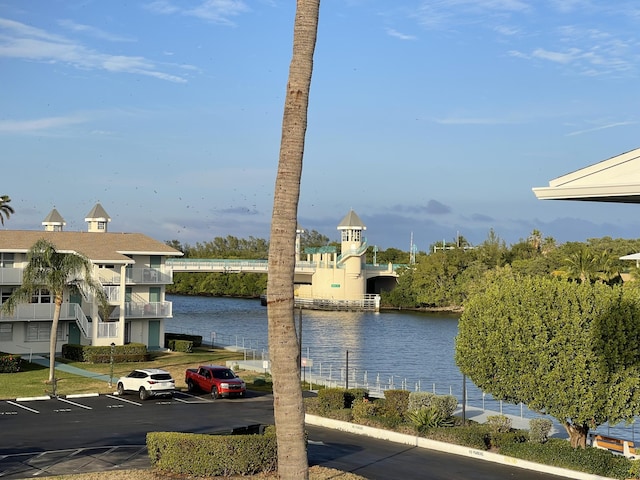 view of water feature