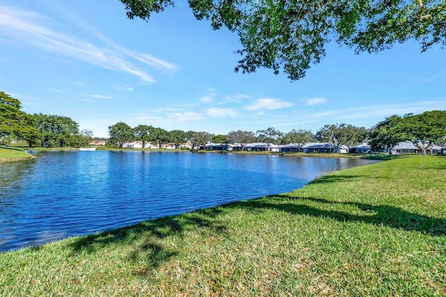 property view of water