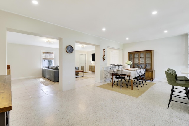 view of dining room