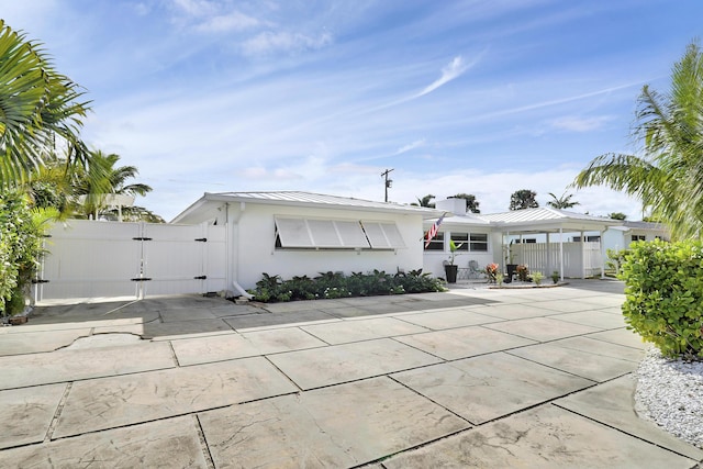 view of ranch-style home