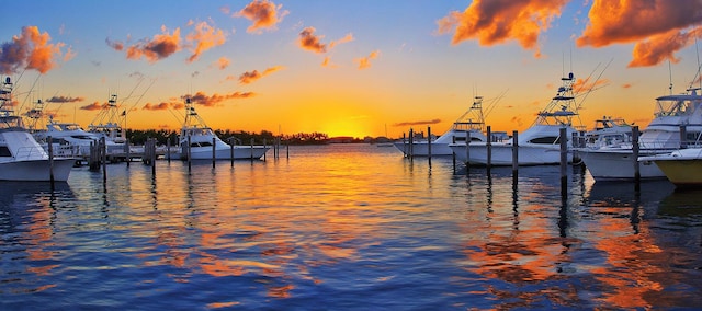 13791 Baycliff Dr, Juno Beach, FL 33408 - dock area with a water view