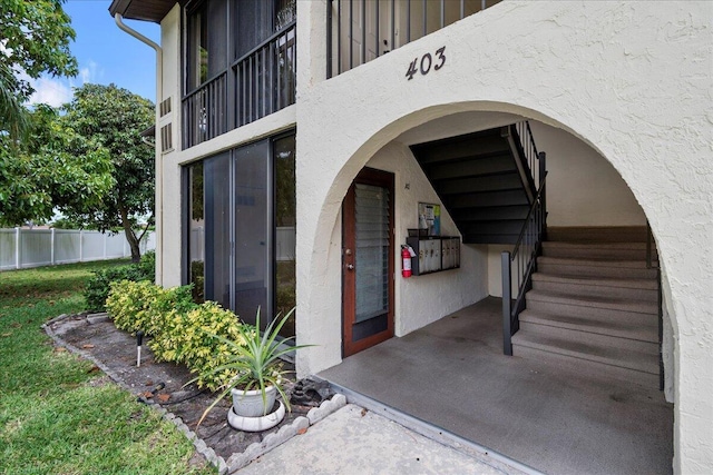 view of property entrance