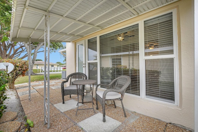 view of patio