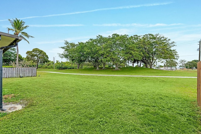 view of yard