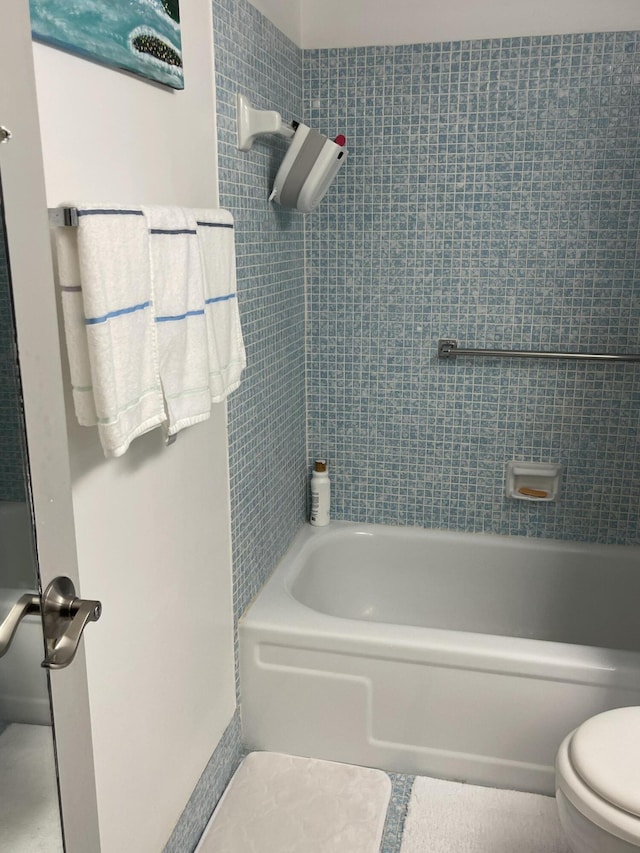 bathroom featuring toilet