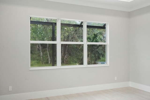 empty room featuring plenty of natural light