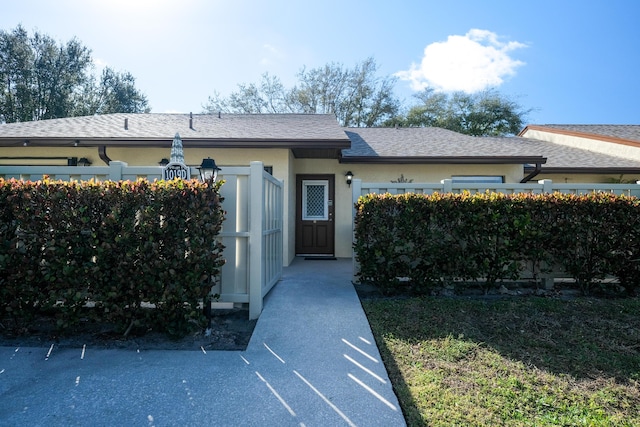 view of front of home