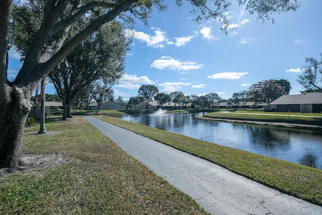 property view of water