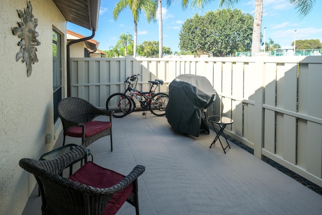 view of patio / terrace with grilling area