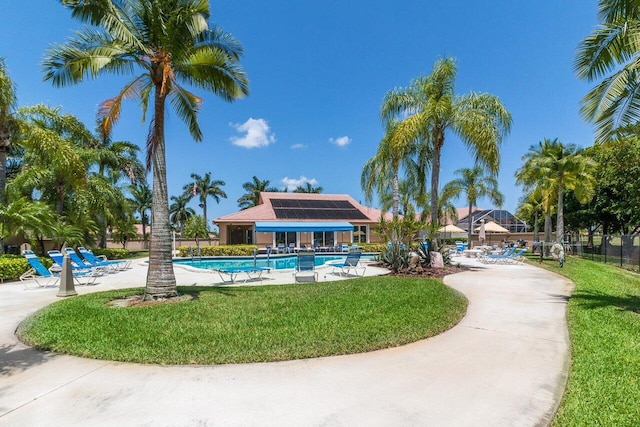 view of pool