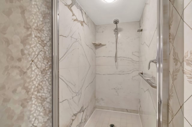 bathroom with walk in shower