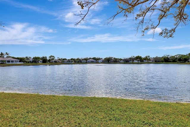 property view of water