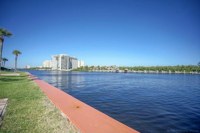 property view of water