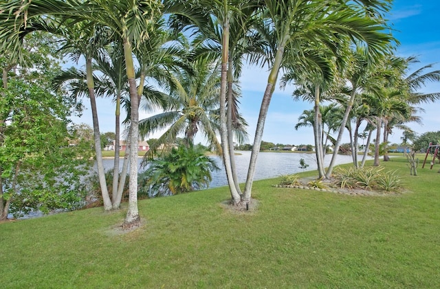 view of water feature