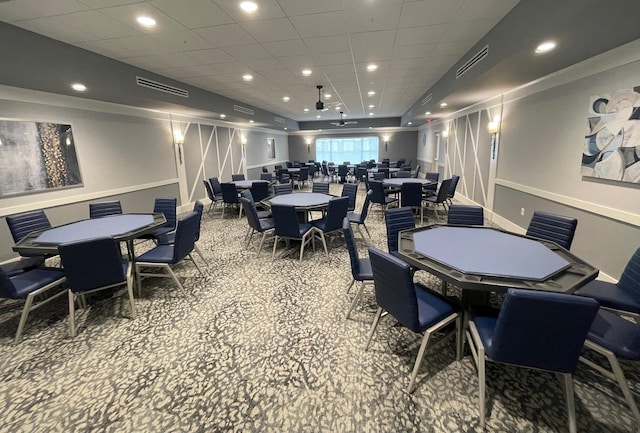 view of dining area