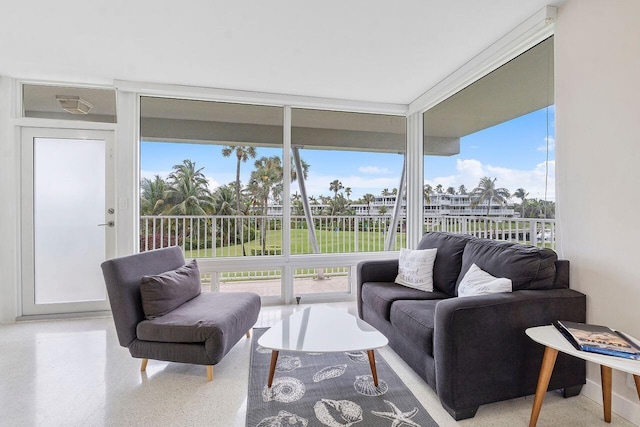 sunroom / solarium with plenty of natural light