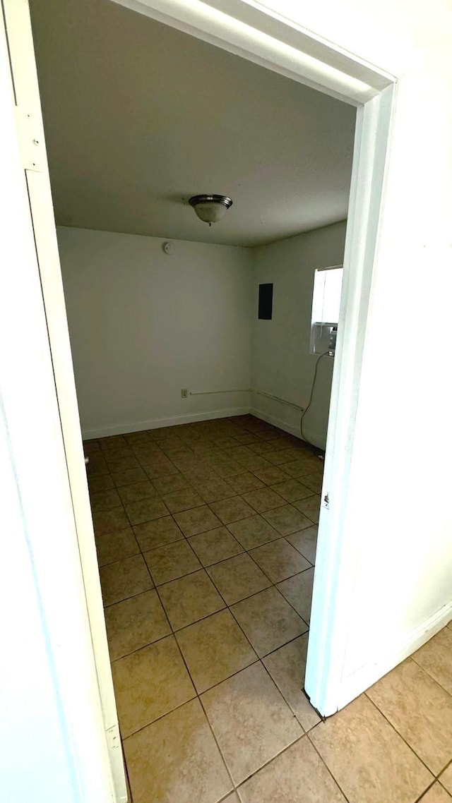 view of tiled spare room