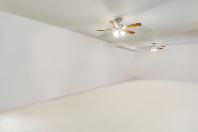 unfurnished room featuring ceiling fan