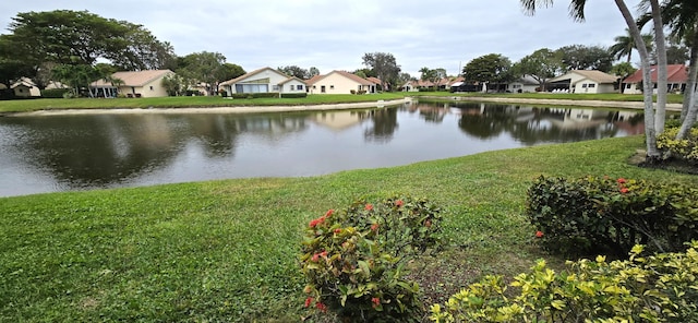 view of water feature