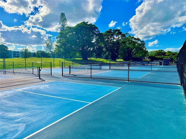 view of sport court