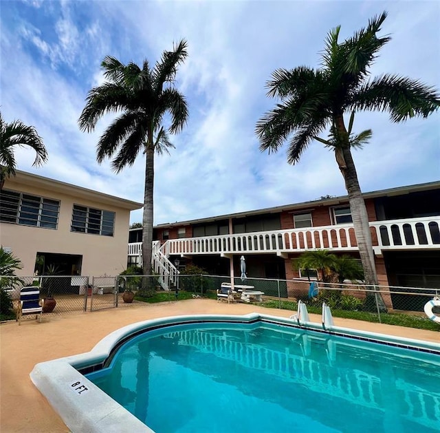 view of pool