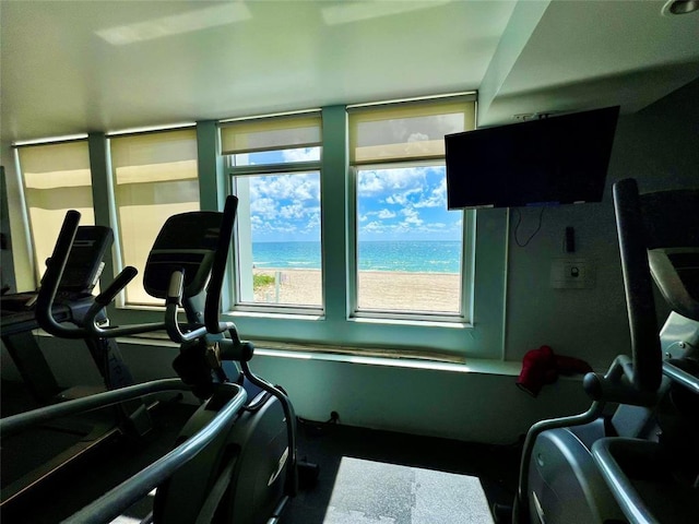 view of exercise room