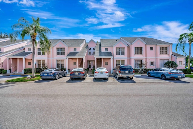 view of property with a residential view