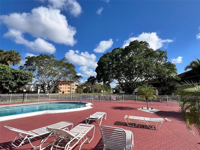 view of pool