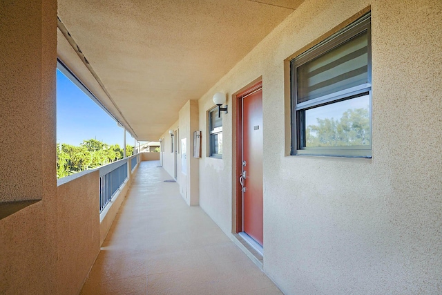 view of hallway