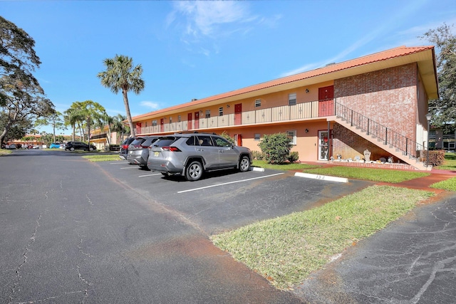 view of vehicle parking