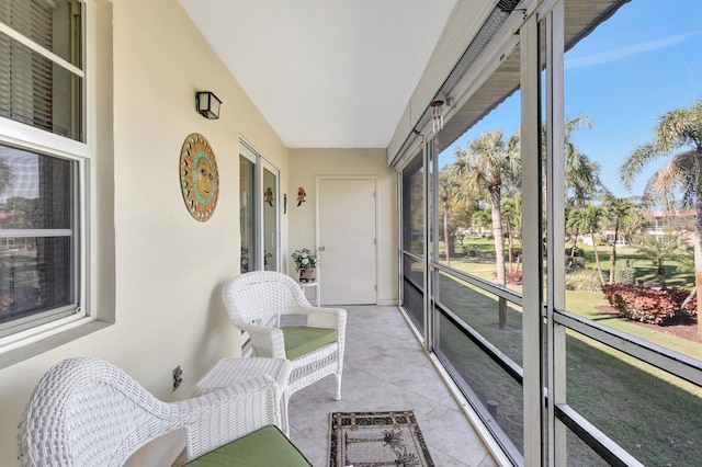 sunroom featuring a wealth of natural light