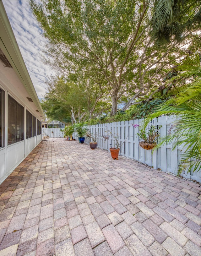 view of patio