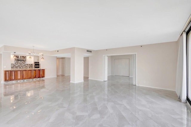 view of unfurnished living room