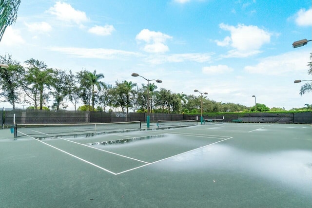 view of sport court