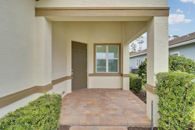 11263 SW Visconti Way, Port Saint Lucie, FL 34986 - property entrance featuring stucco siding