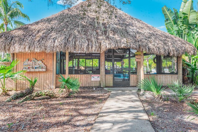 1806 SE Hideaway Cir Unit 1806, Port Saint Lucie, FL 34952 - view of front of property with a gazebo